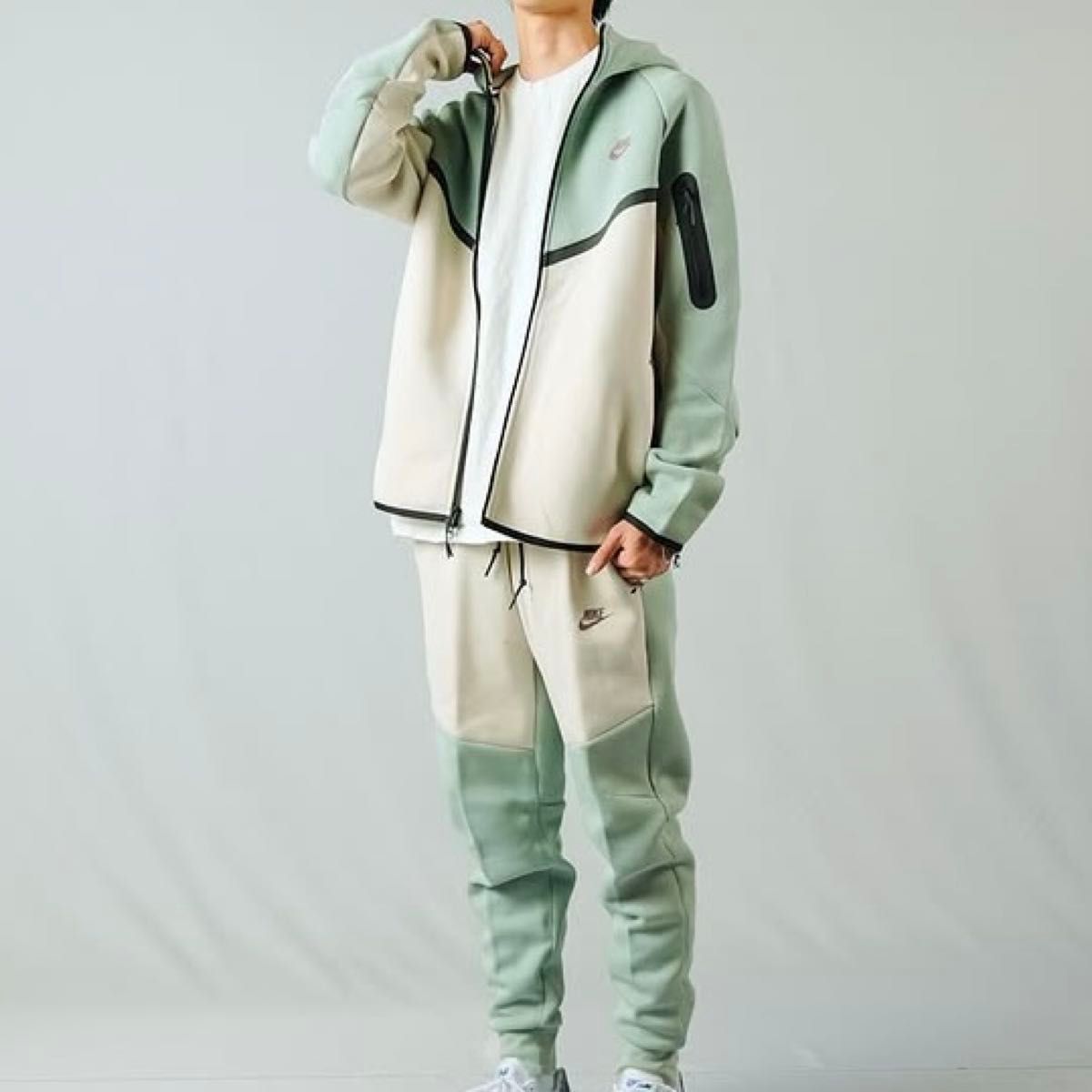 L 【新品】NIKE テックフリース セットアップ ミント｜Yahoo!フリマ
