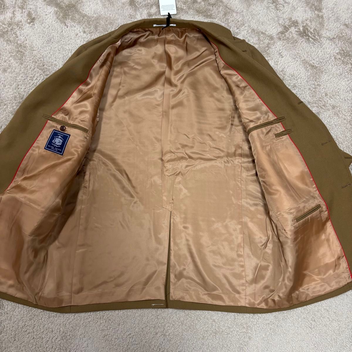 新品 J PRESS キャメル ブレザー 金ボタン ウールギャバジン 40 XL