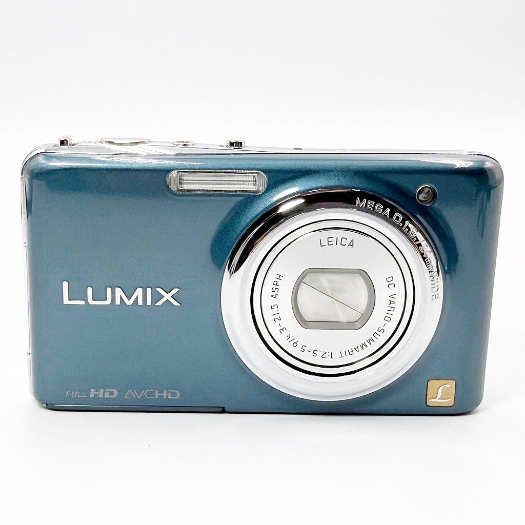 パナソニック Panasonic LUMIX DMC-FX77 スエードブルー コンデジ