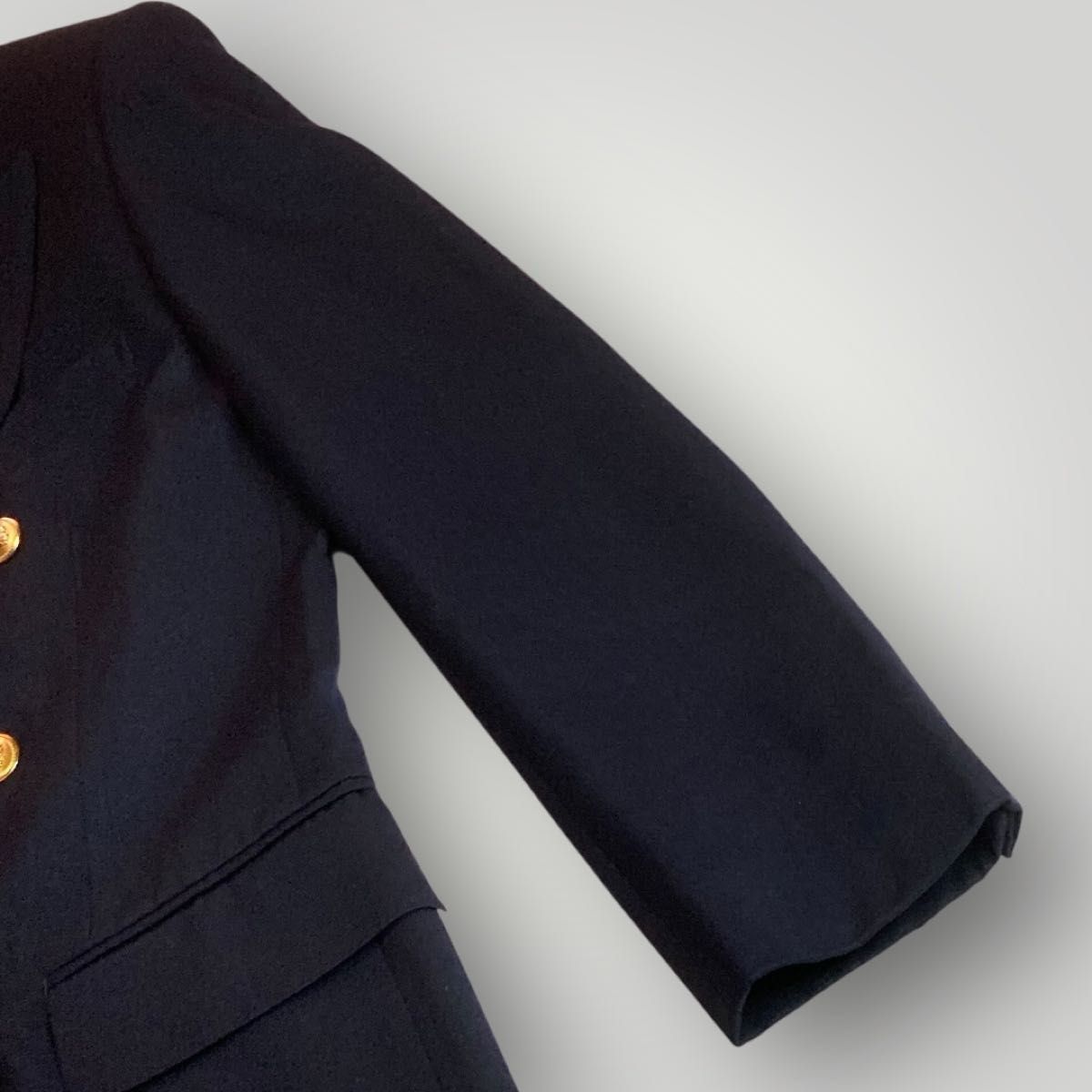 Aquascutum アクアスキュータム 金ボタン ダブルブレザー テーラード