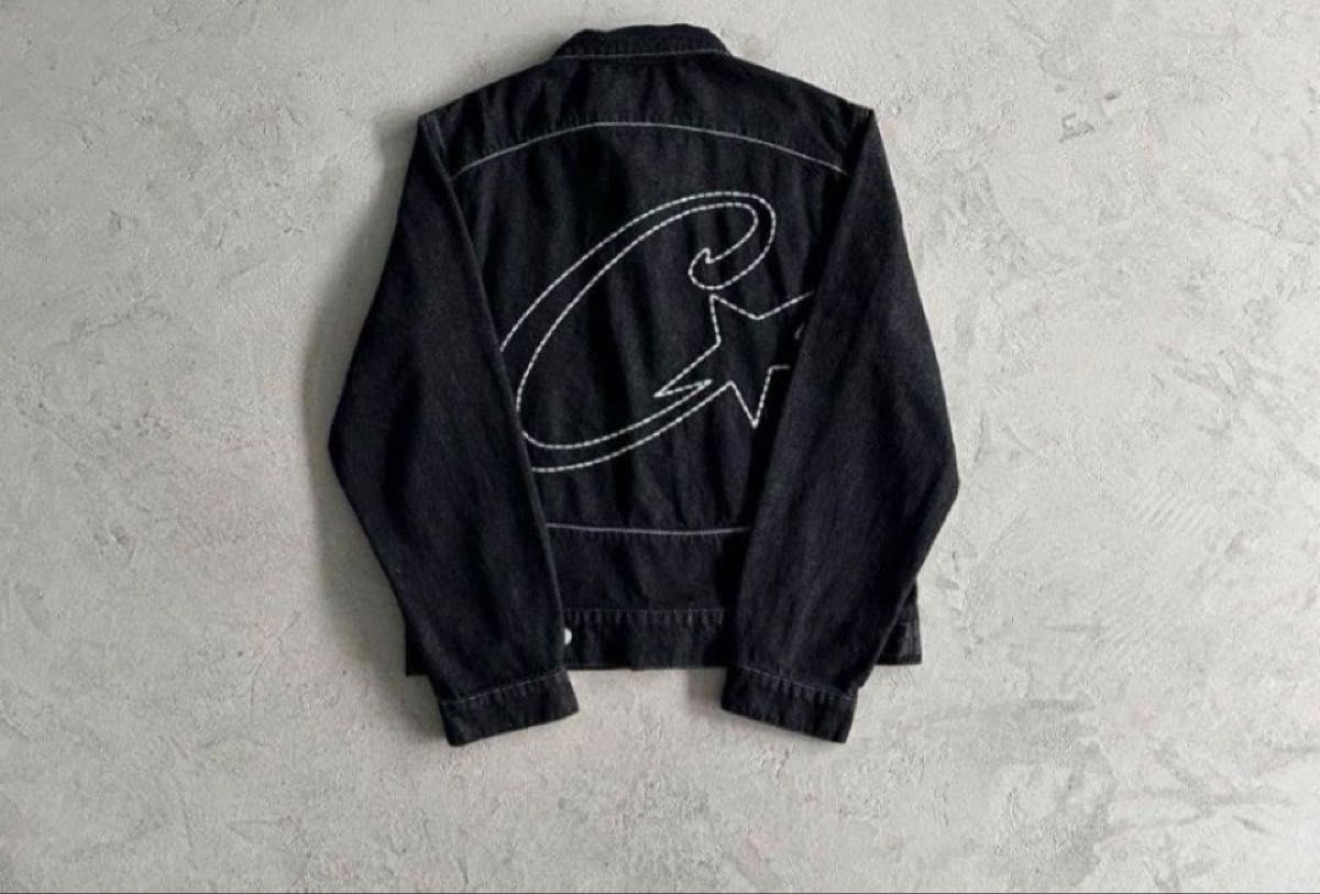 corteiz デニム ジャケット セットアップ 黒 Denim｜Yahoo!フリマ（旧