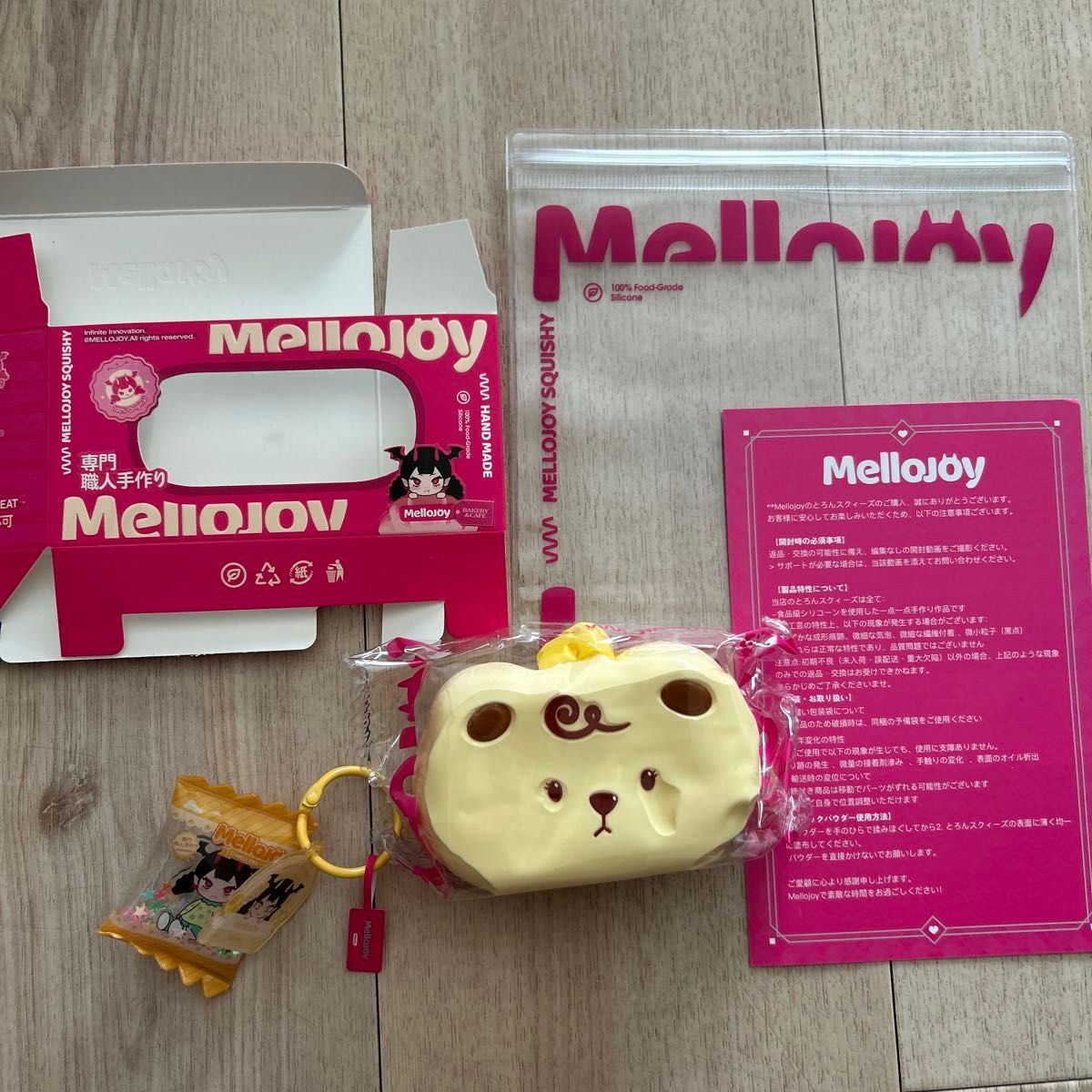 モモちゃん様 ¨ mellojoy メロジョイ スクイーズ チーズベア プレーン