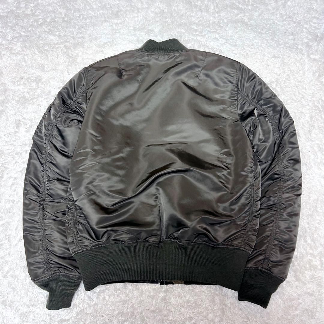 90s ALPHA INDUSTRIES MA-1 リバーシブル 迷彩 XL アルファ フライト