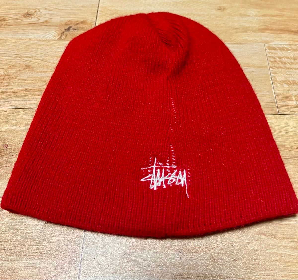 OLD STUSSY ビーニー ニット帽 90s Y2K USA製 ステューシー ニット