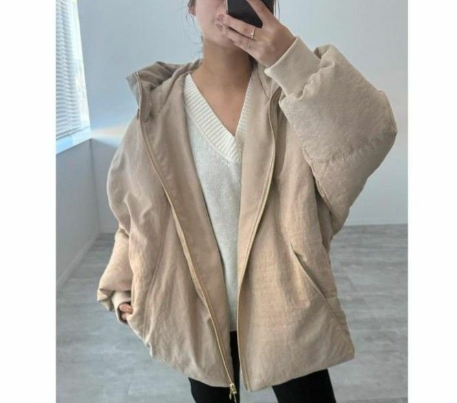新品 タグ付き SLOBE IENAスローブイエナ 中綿ボリュームフード