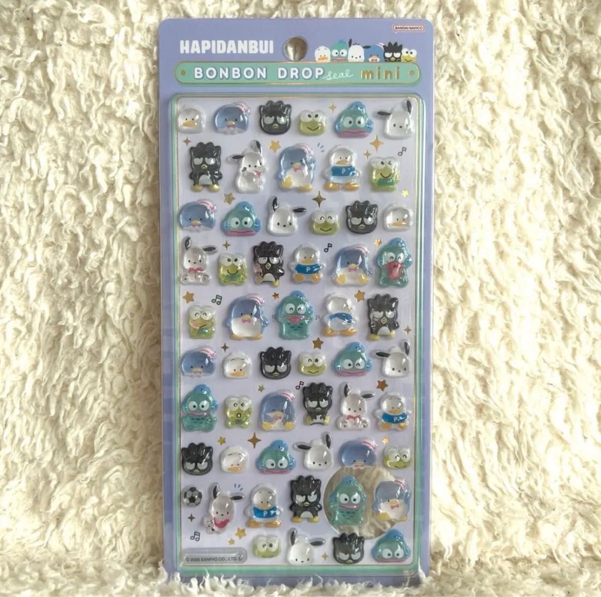 新商品 国内正規品】ボンボンドロップシールmini サンリオ はぴだんぶ