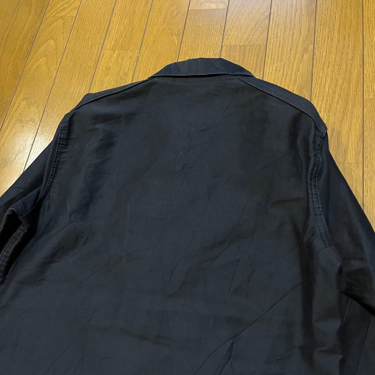 40〜50s Black モールスキンジャケット メタルボタン フレンチワーク