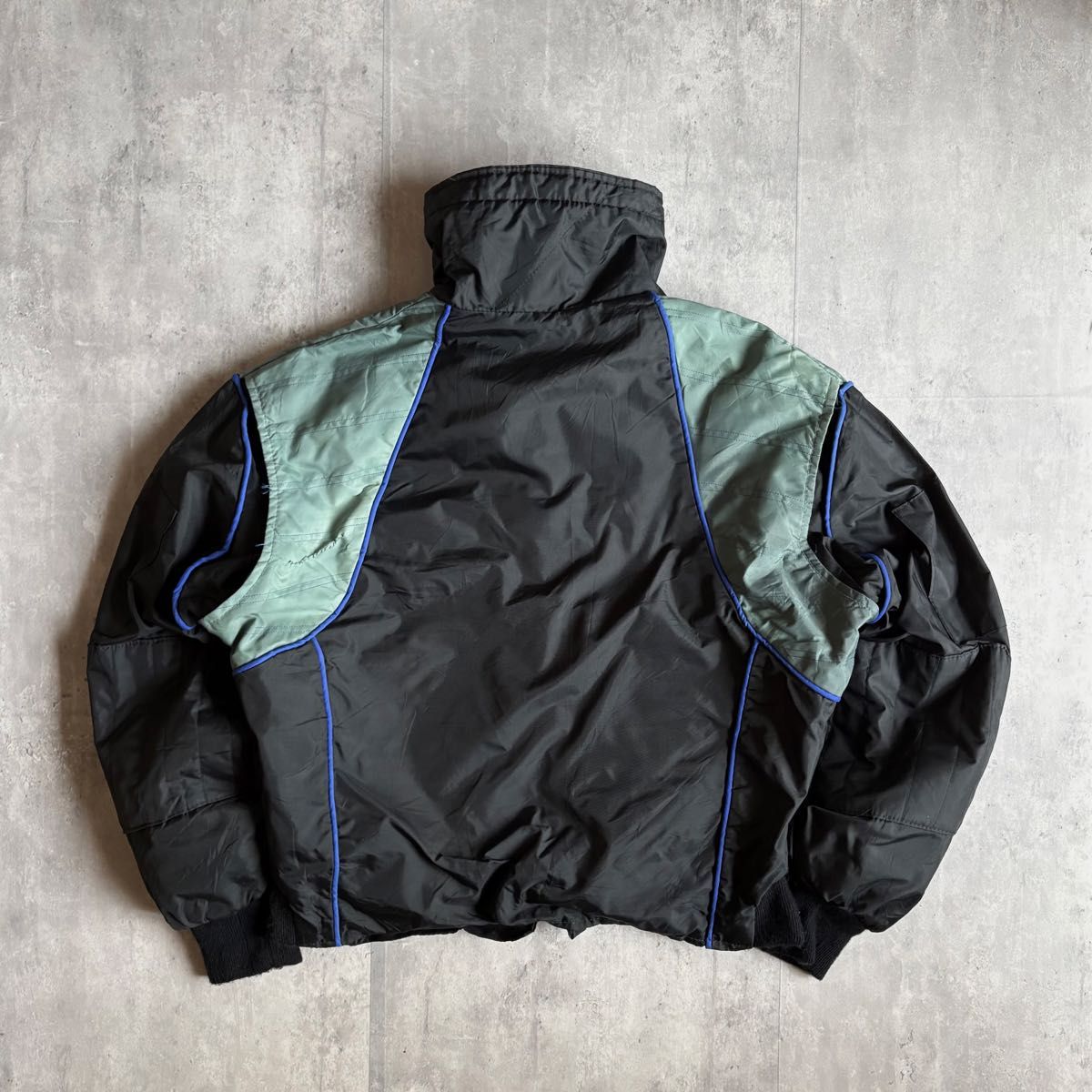 80s vintage】ジップブルゾン ボンバージャケット カナダ製 ハイネック