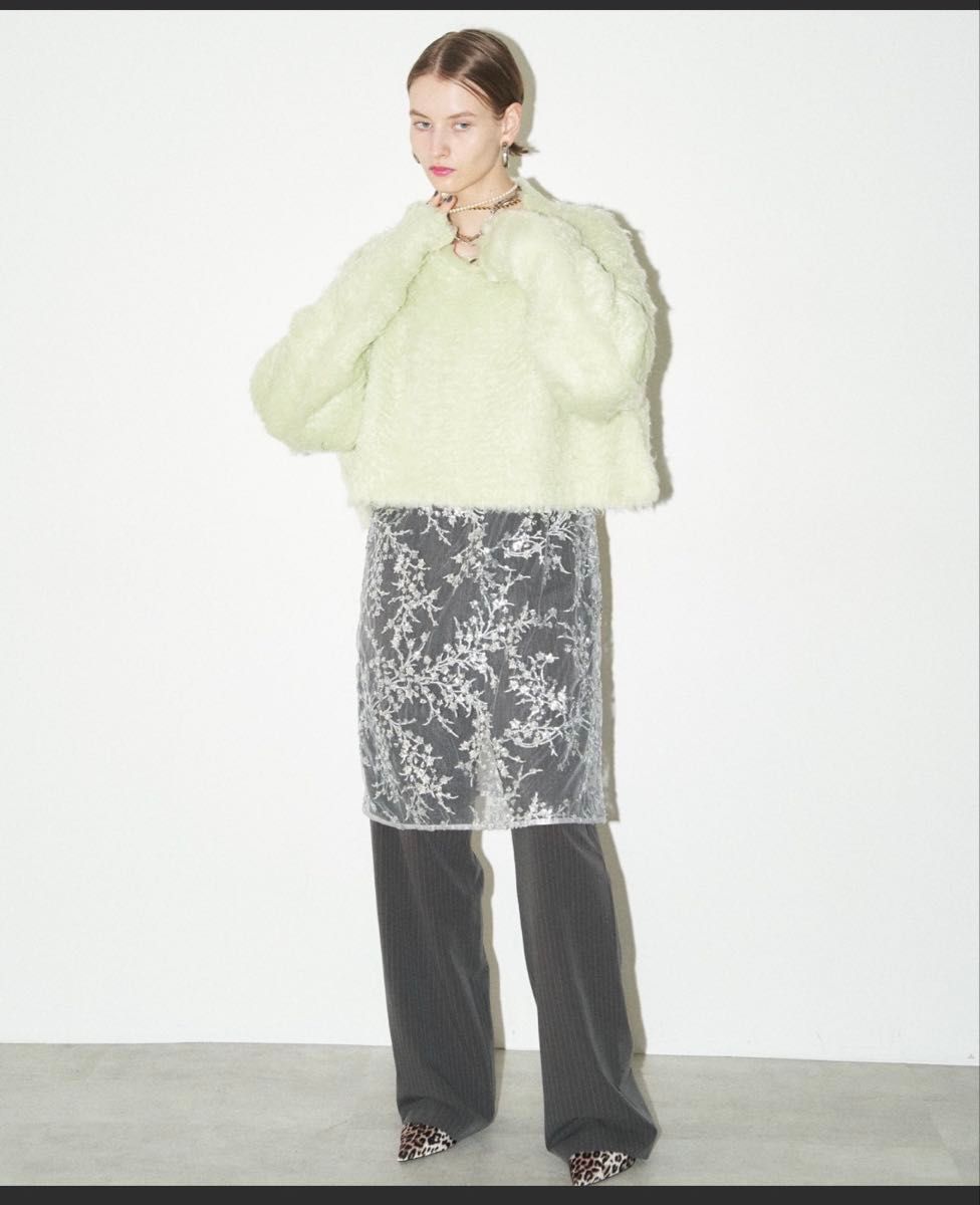 yae ヤエ スパンコール ワンピース Flower spangle camisole dress