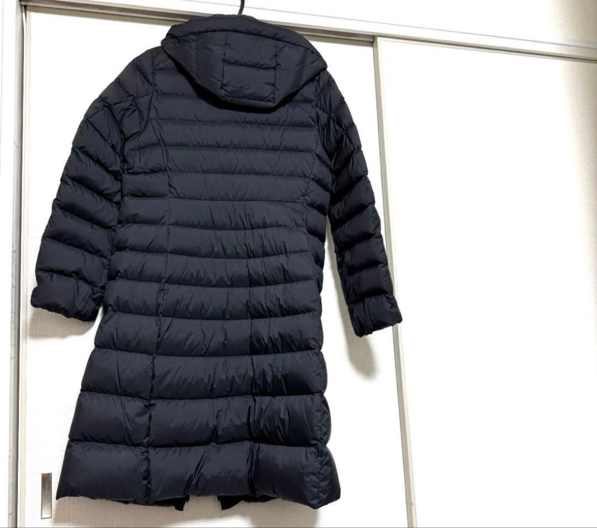 ユニクロ ウルトラライトダウン ロングコート L 黒 ブラック UNIQLO