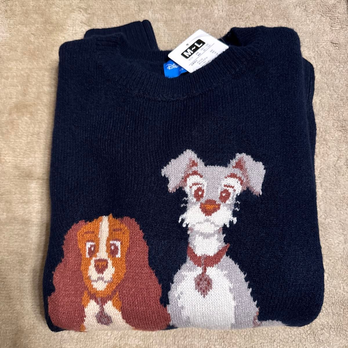 ディズニー わんわん物語 セーター ビッグシルエット ニット｜Yahoo