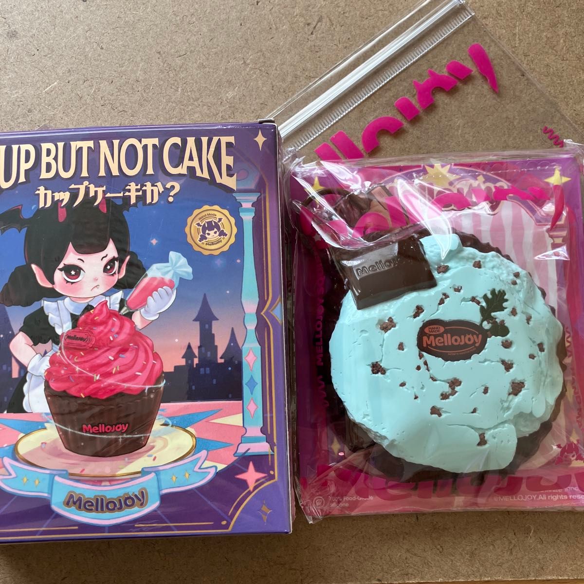 未使用】mellojoy メロジョイ カップケーキか ミント雲 チョコミント