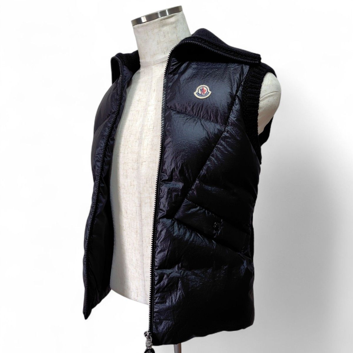 美品】 MONCLER モンクレール Gilet Tricot Vest ダウンベスト ジレ