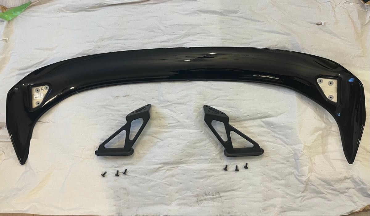 ホンダ純正部品】シビックタイプR FL5 リアウイング本体＋アルミステー