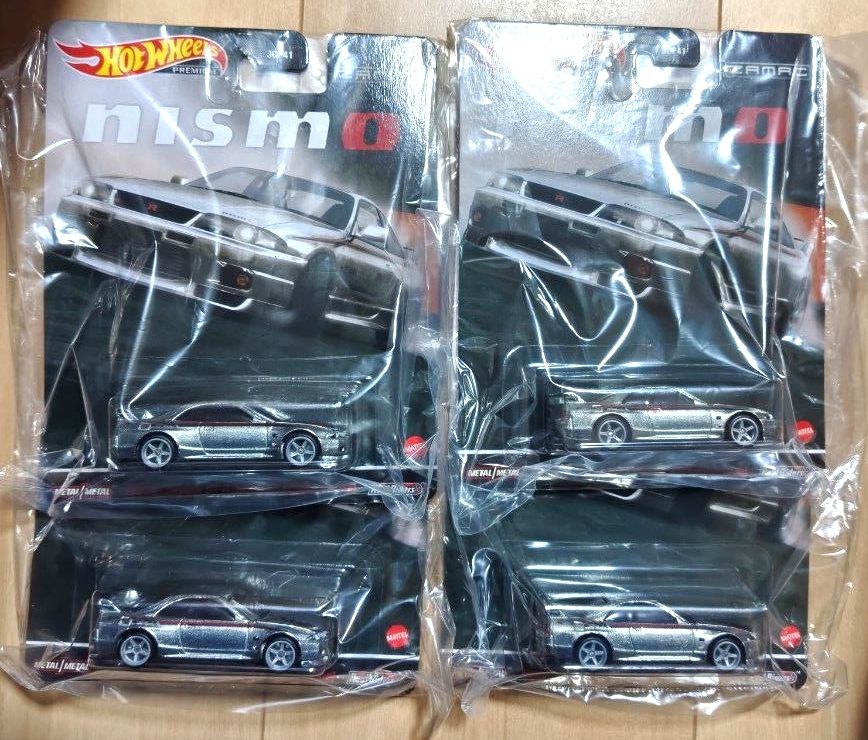 ホットウィール 日産 スカイライン GT-R BCNR33 NISMO R-tune 4台