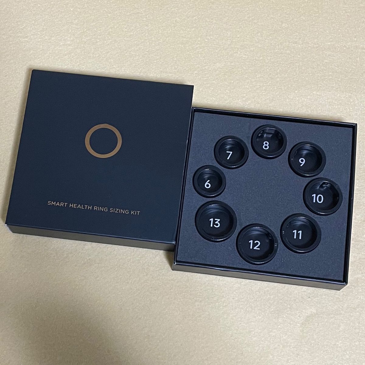 RingConn Gen 2 スマートリングSize 09 マットブラック Sizing Kit