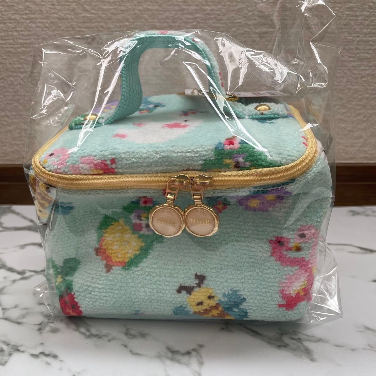 FEILER フェイラー ペールグリーン ファンキーフォーチュン バニティ