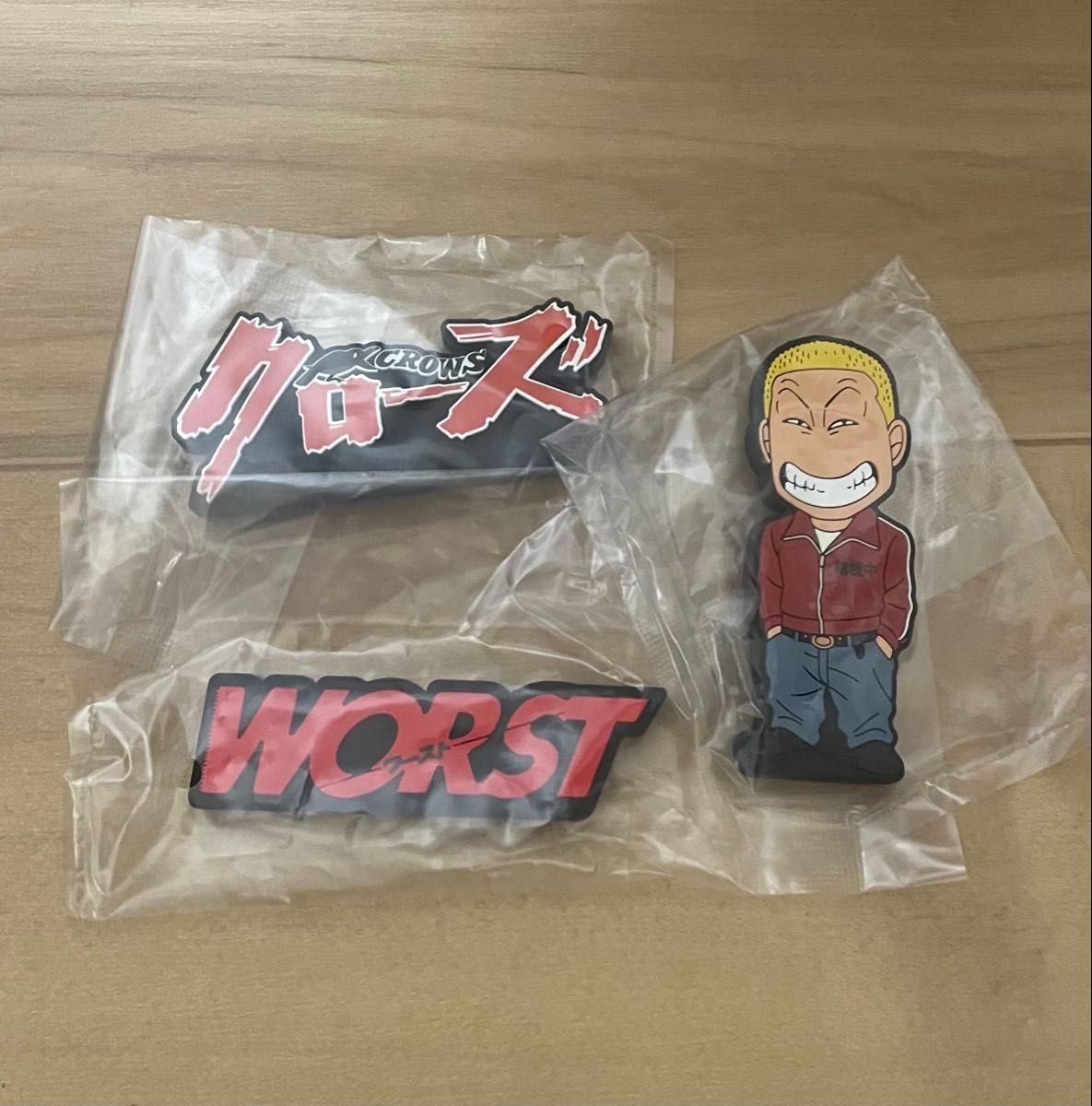 内袋未開封】 クローズ & WORST 一番くじ I賞 ラバースタンド 3種 ロゴ