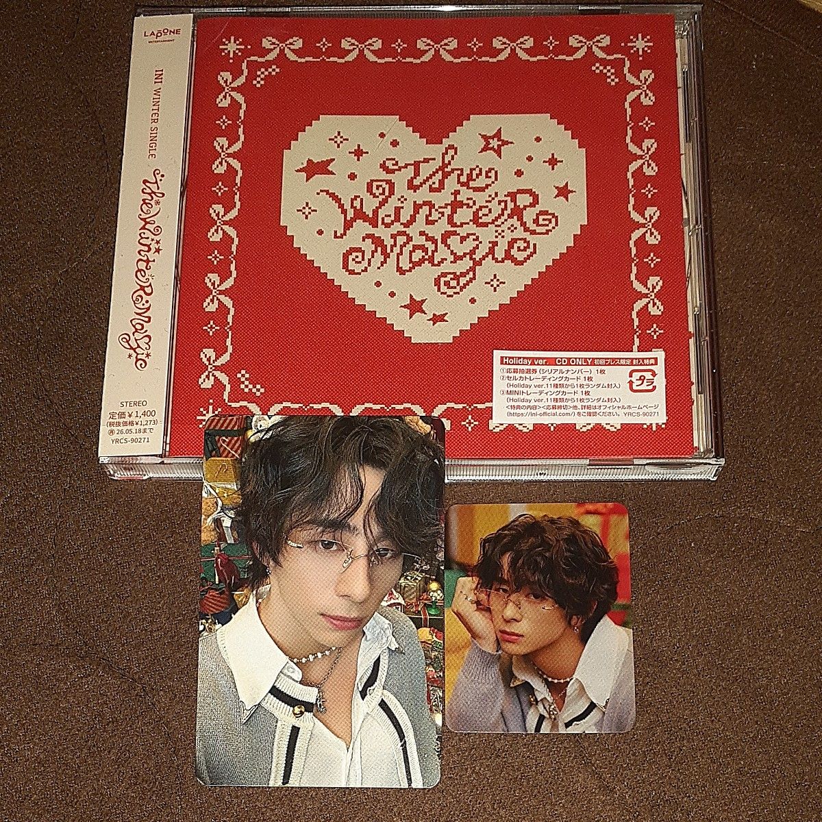 INI 西洸人 THE WINTER MAGIC Holiday ver CD & コンプトレカ2枚
