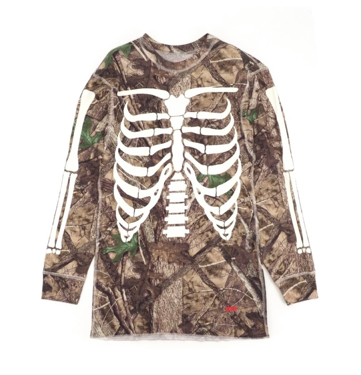 新品 未使用 送料込 Supreme x Hanes Bones Thermal Crew (1 Pack