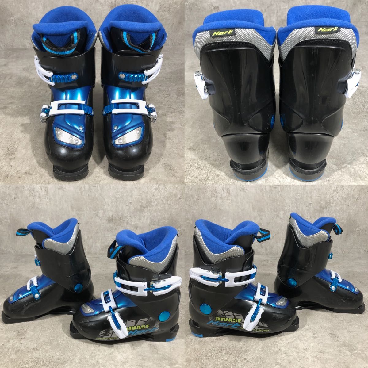 人気 KAZAMA カザマ SPAX 120 ジュニア スキー 4点 セット 即乗り