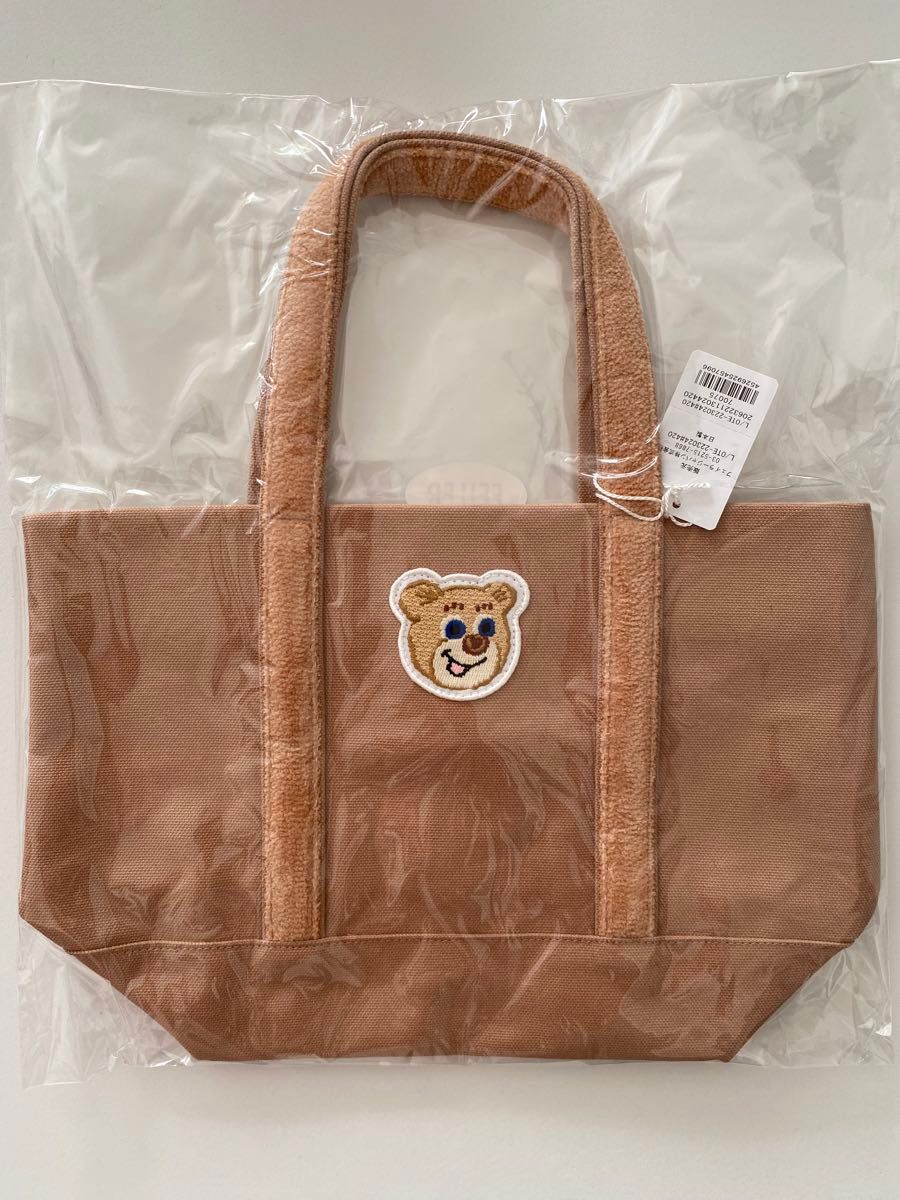 新品】ラブラリーバイフェイラー オールドテディ ワッペントートバッグ