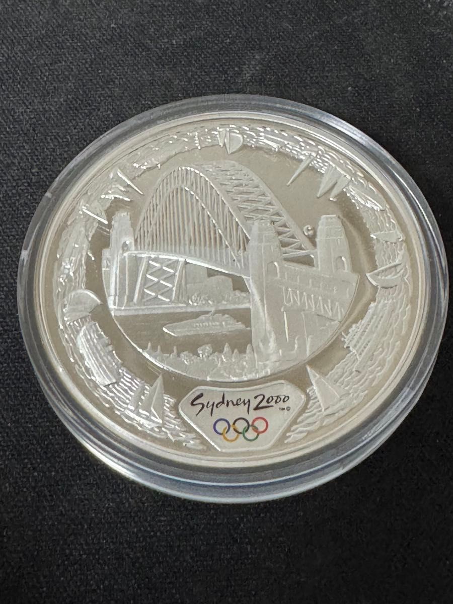 本物銀貨 純銀 2000年シドニーオリンピック記念銀貨 5豪ドル