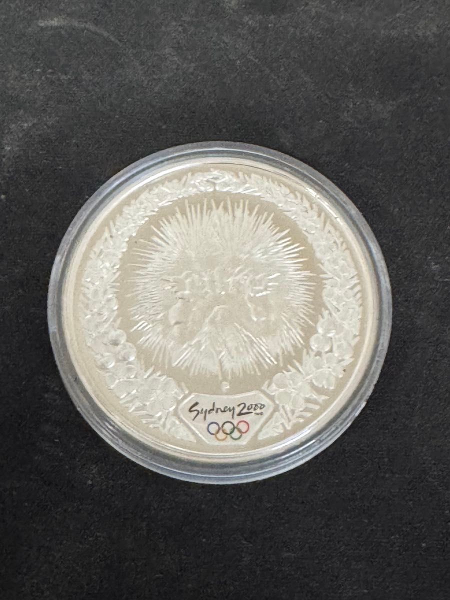 本物銀貨 純銀 2000年シドニーオリンピック記念 5豪ドル 1オンス 1oz