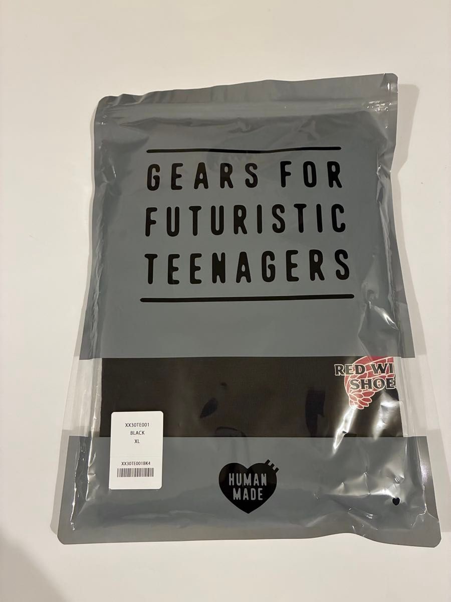 HUMAN MADE x RED WING GRAPHIC T-SHIRT XL BLACK ヒューマンメイド