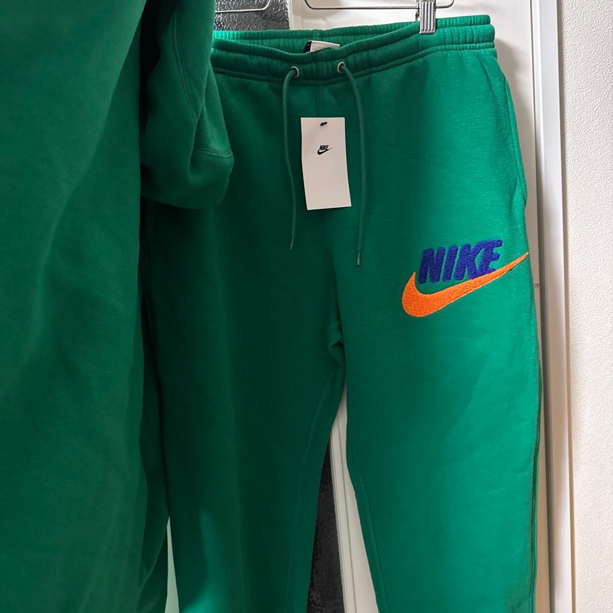 NIKE セットアップ スウェット パーカー グリーン 上下 緑 新品 パンツ