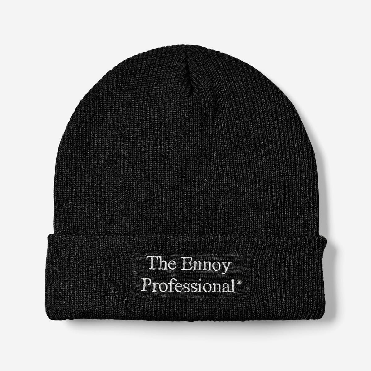 ENNOY PROFESSIONAL KNIT CAP BLACK ニット帽 エンノイ スタイリスト