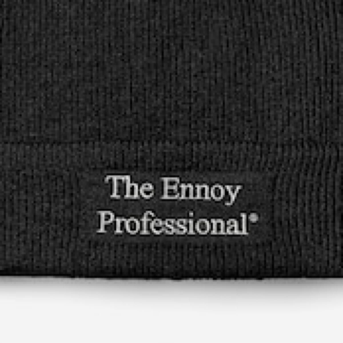 ENNOY PROFESSIONAL KNIT CAP BLACK ニット帽 エンノイ スタイリスト
