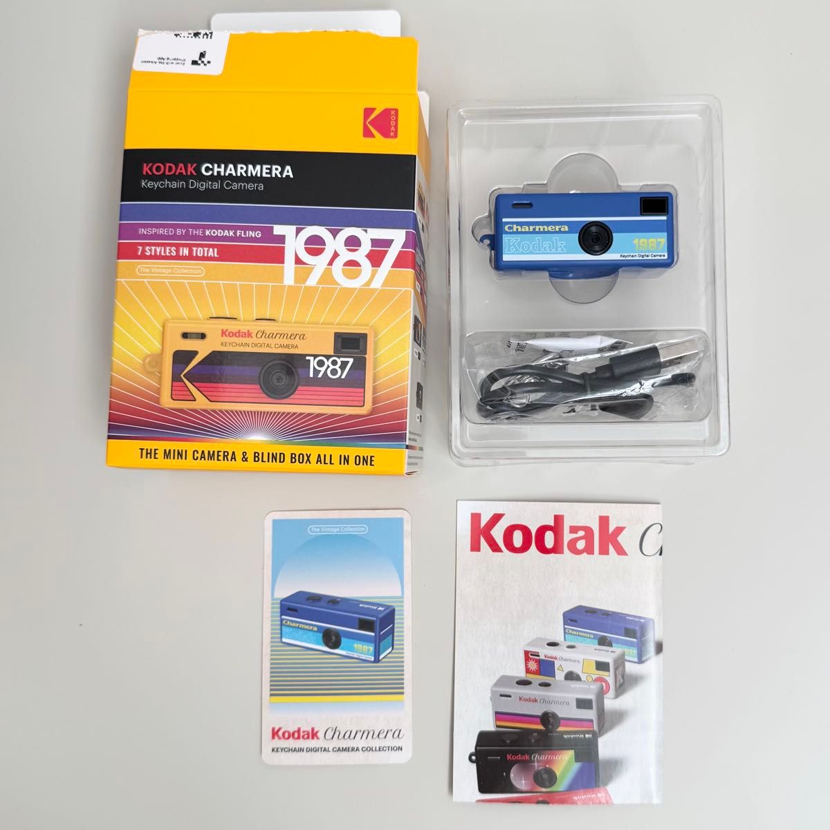 Kodak Charmera キーチェーンデジタルカメラ TYPE06 ブルー コダック