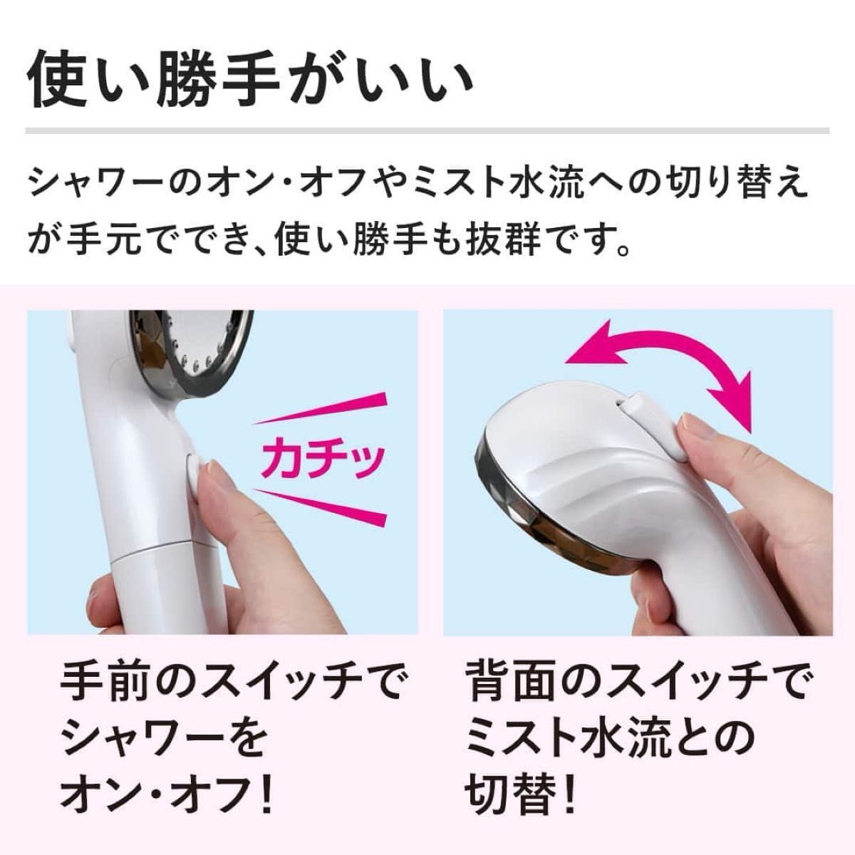 最新モデル アラミック ウルトラファインバブルシャワーヘッドエコスパ