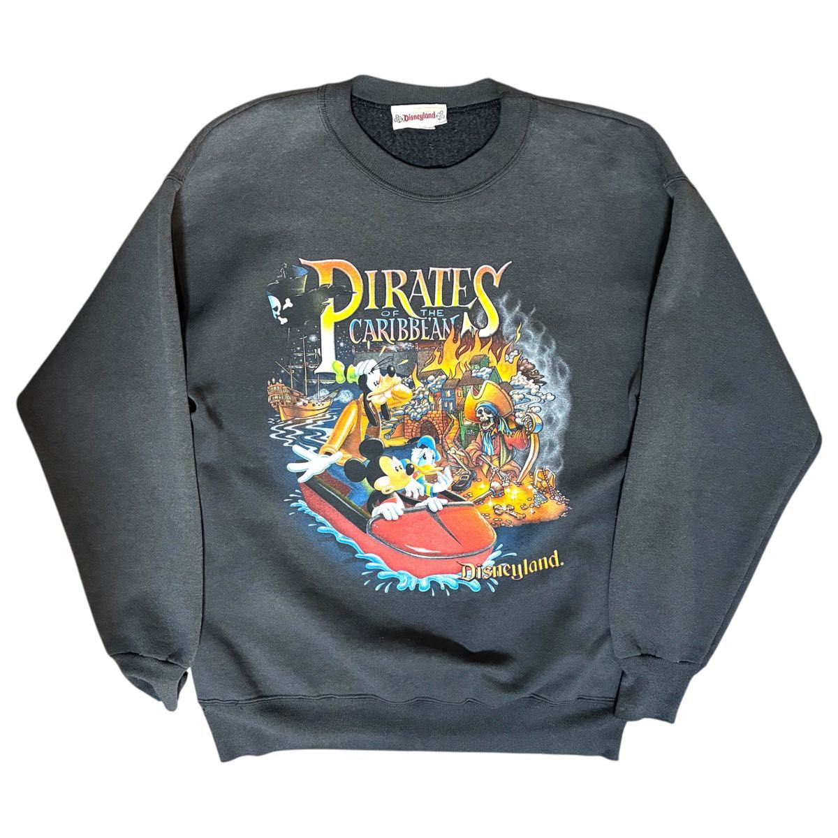 希少】90s Disneyland パイレーツオブカリビアン スウェット