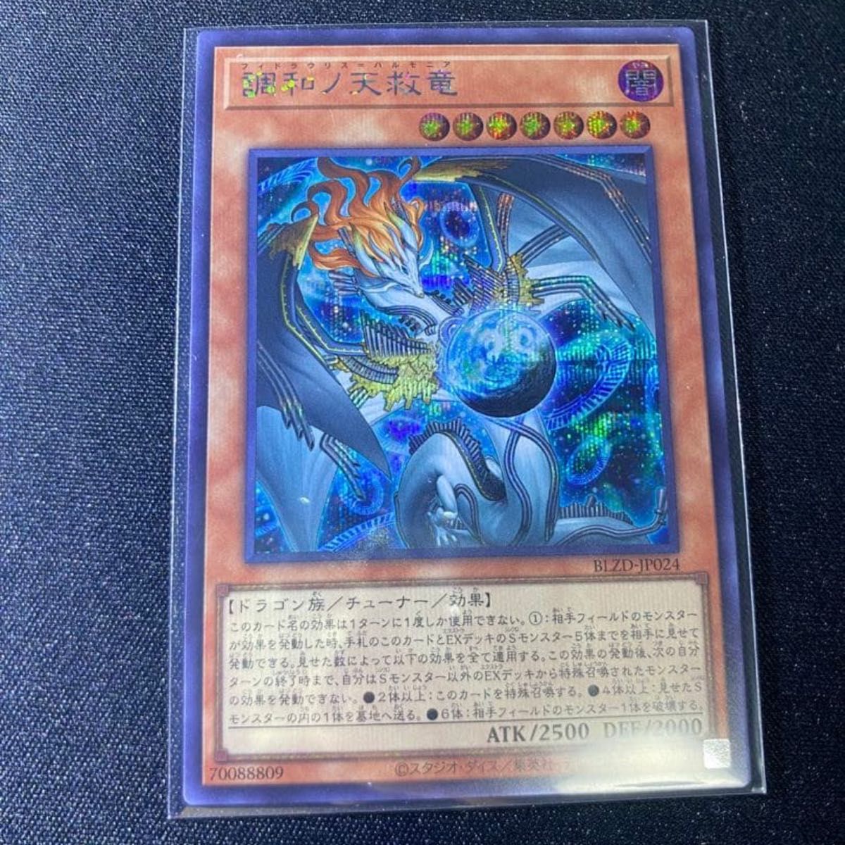 調和ノ天救竜 ハルモニア シークレット 遊戯王 ブレイジングドミニオン