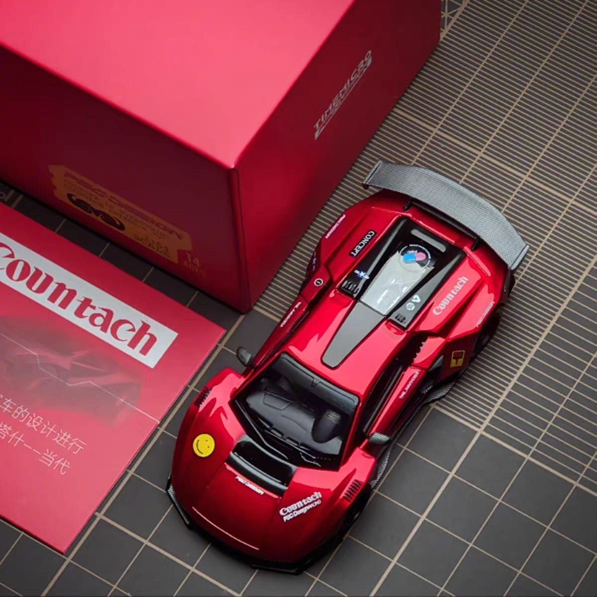 TM × PSC 1/64】ランボルギーニ カウンタック（スカーレットレッド