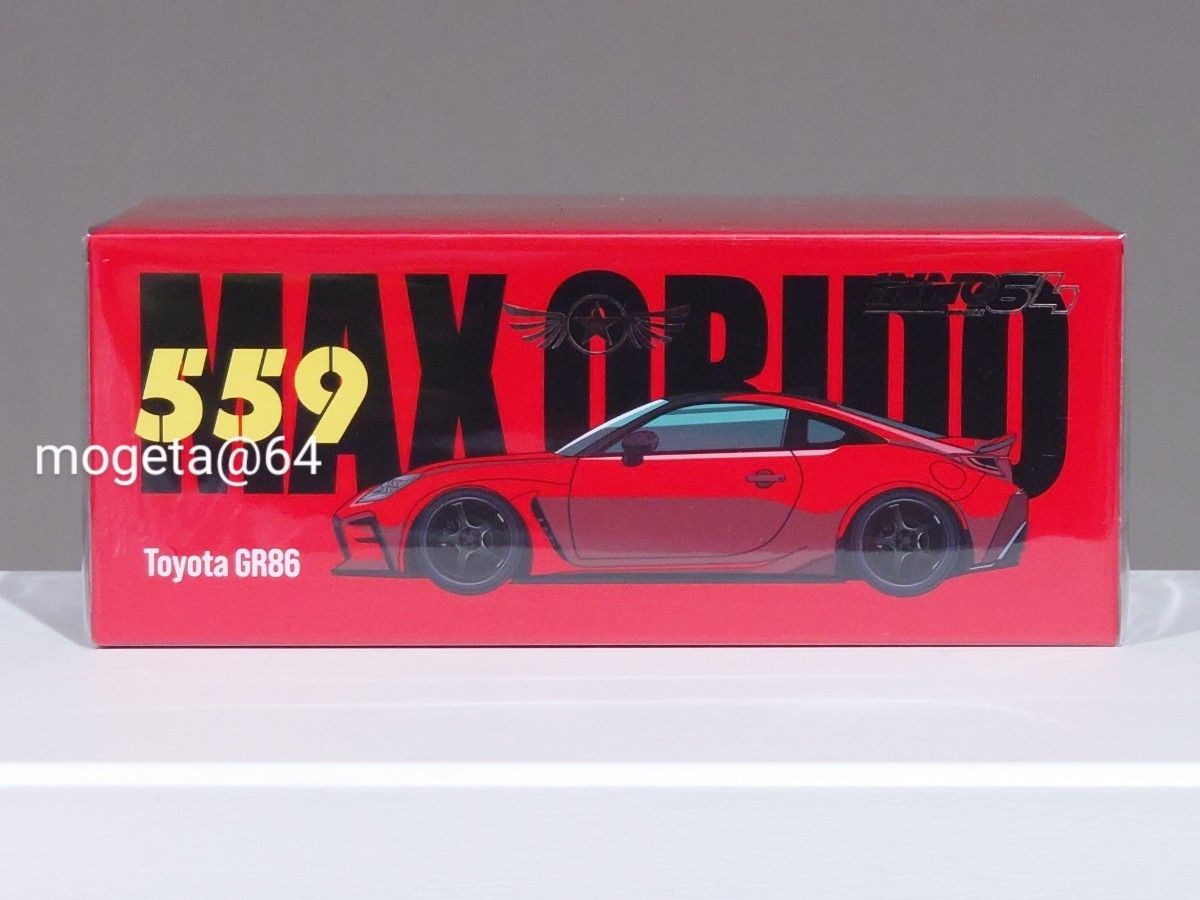 新品未開封】INNO64 1/64 MAX ORIDO TOYOTA GR86 【レッド】｜Yahoo