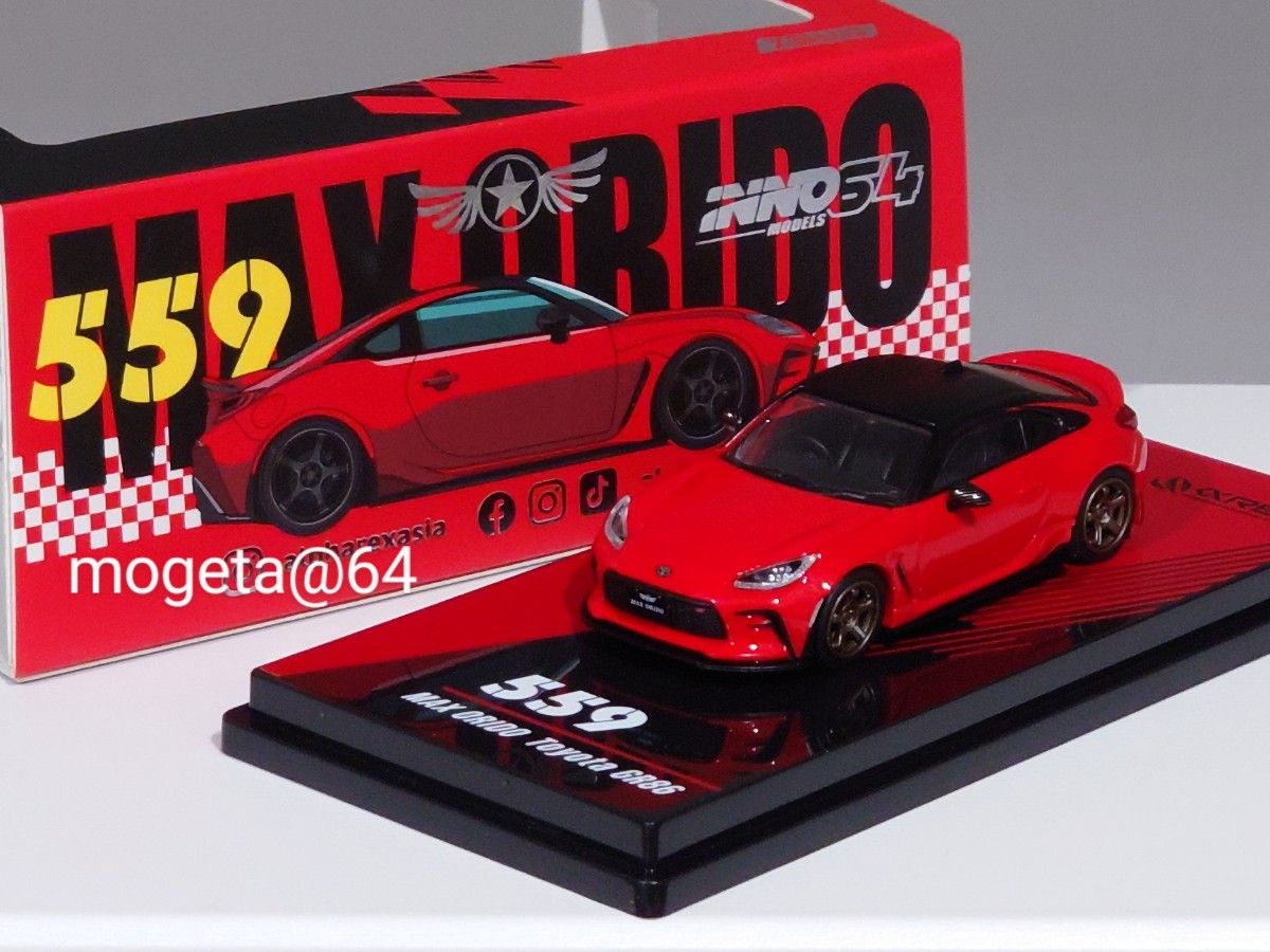 新品未開封】INNO64 1/64 MAX ORIDO TOYOTA GR86 【レッド】｜Yahoo