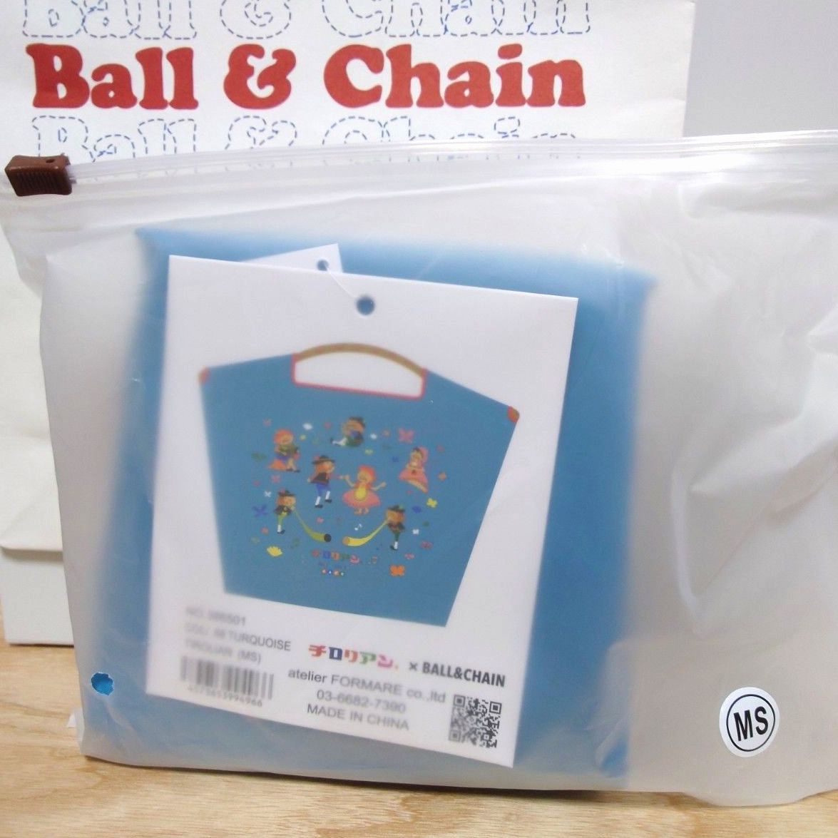 新品］チロリアン × Ball＆Chain コラボエコバッグ 千鳥屋 ボール
