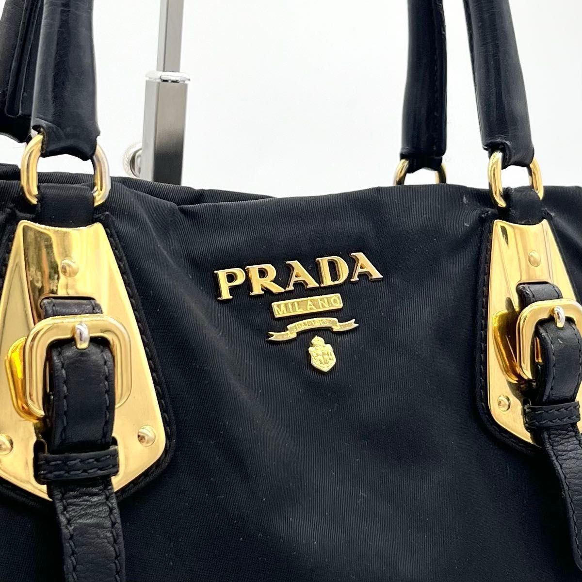PRADA プラダ ナイロン テスート トートバッグ ハンドバッグ ママ