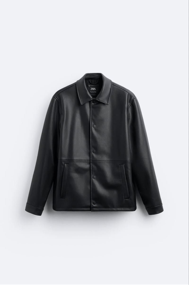 ZARA フェイクレザージャケット Lサイズ 新品｜Yahoo!フリマ（旧PayPay