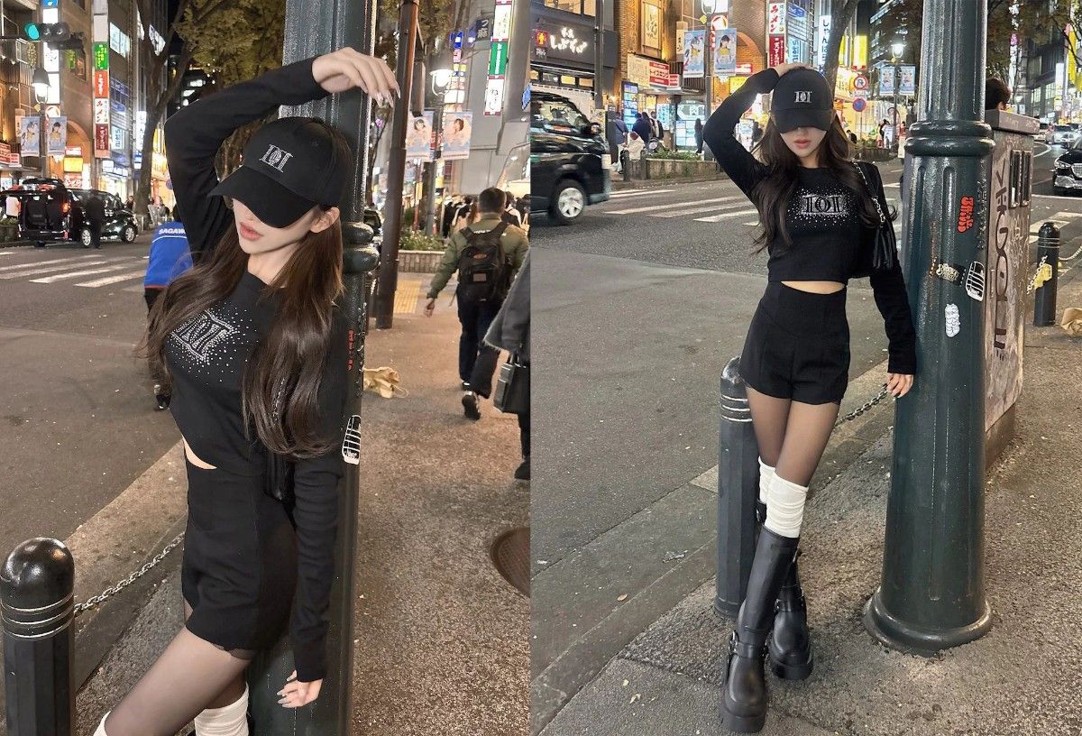 ダーリッチ darich シャイニーDDロゴコンパクトロングTシャツ ブラック