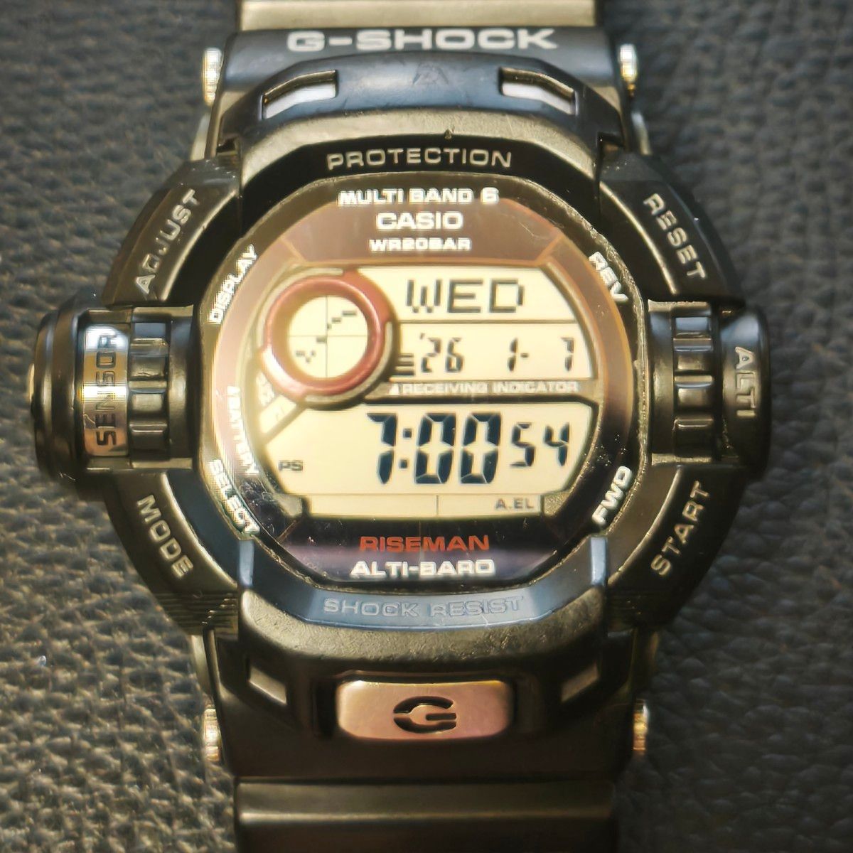 美品 CASIO G-SHOCK ライズマン GW-9200 電波ソーラー ジーショック