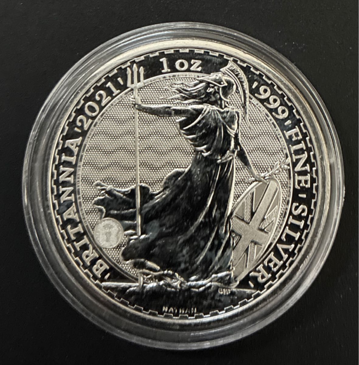 本物保証】2021年 イギリス ブリタニア 銀貨 1オンス 2ポンド 1oz 純銀