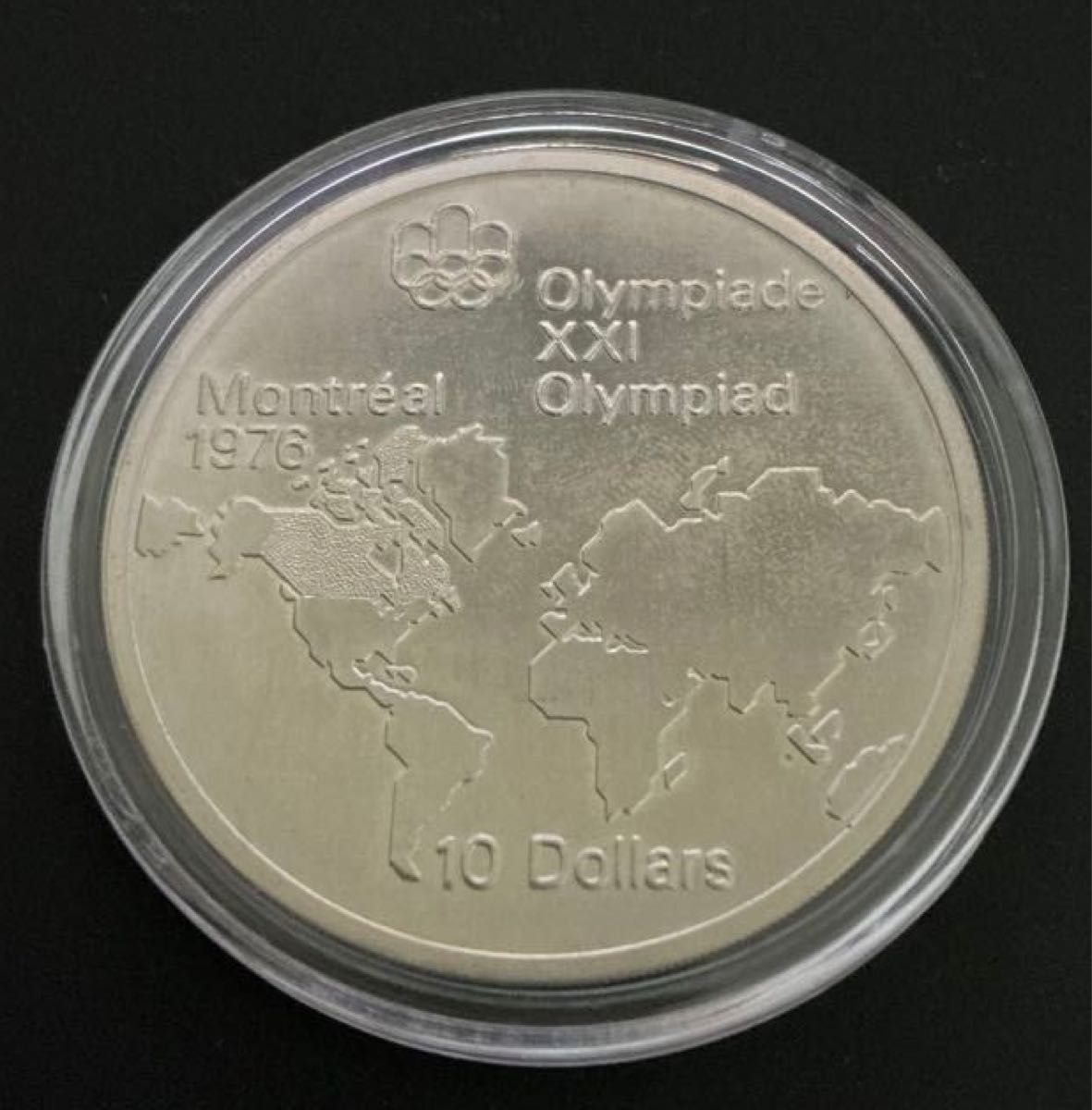 本物保証】 銀貨 カナダ 10ドル 1976年 モントリオール五輪 約48 6g