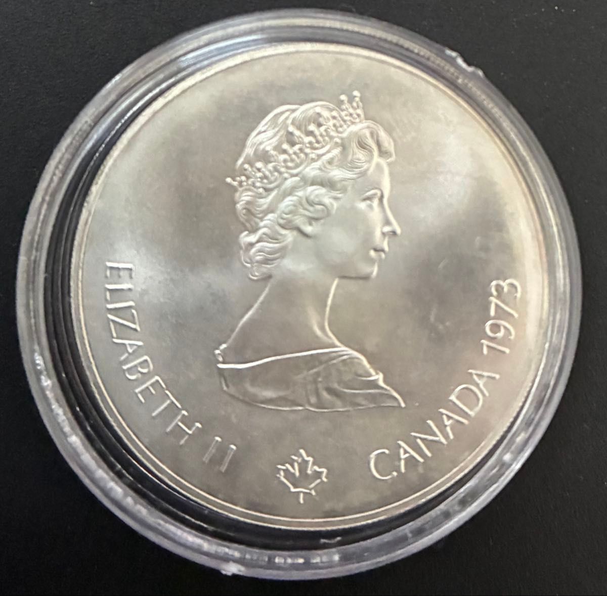本物保証】カナダ 1976年 モントリオール五輪 記念5ドル銀貨