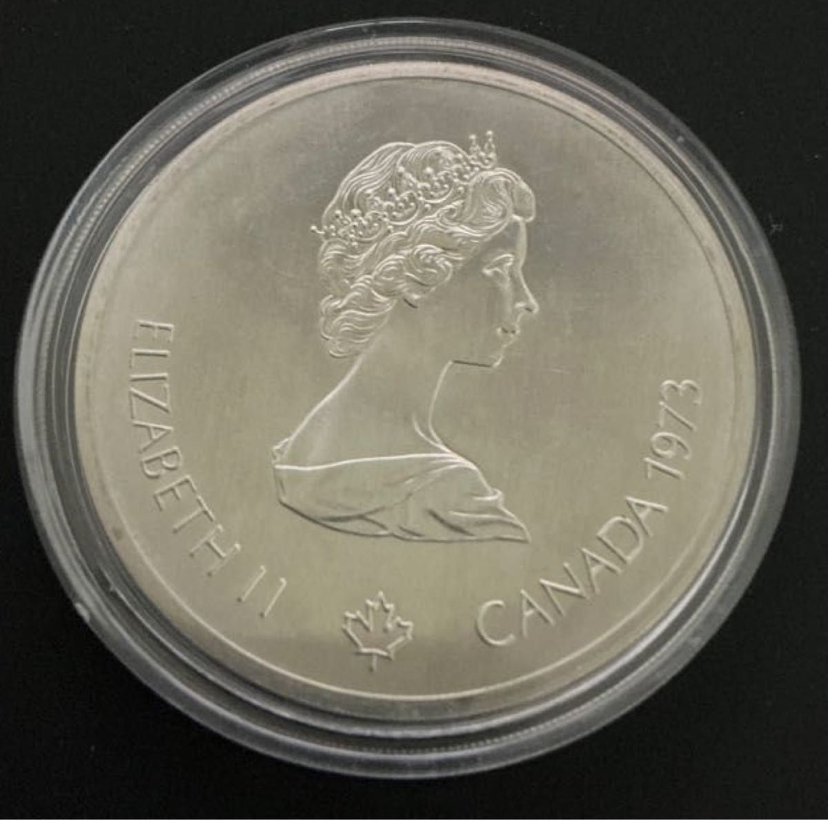 本物保証】 銀貨 カナダ 10ドル 1976年 モントリオール五輪 約48 6g
