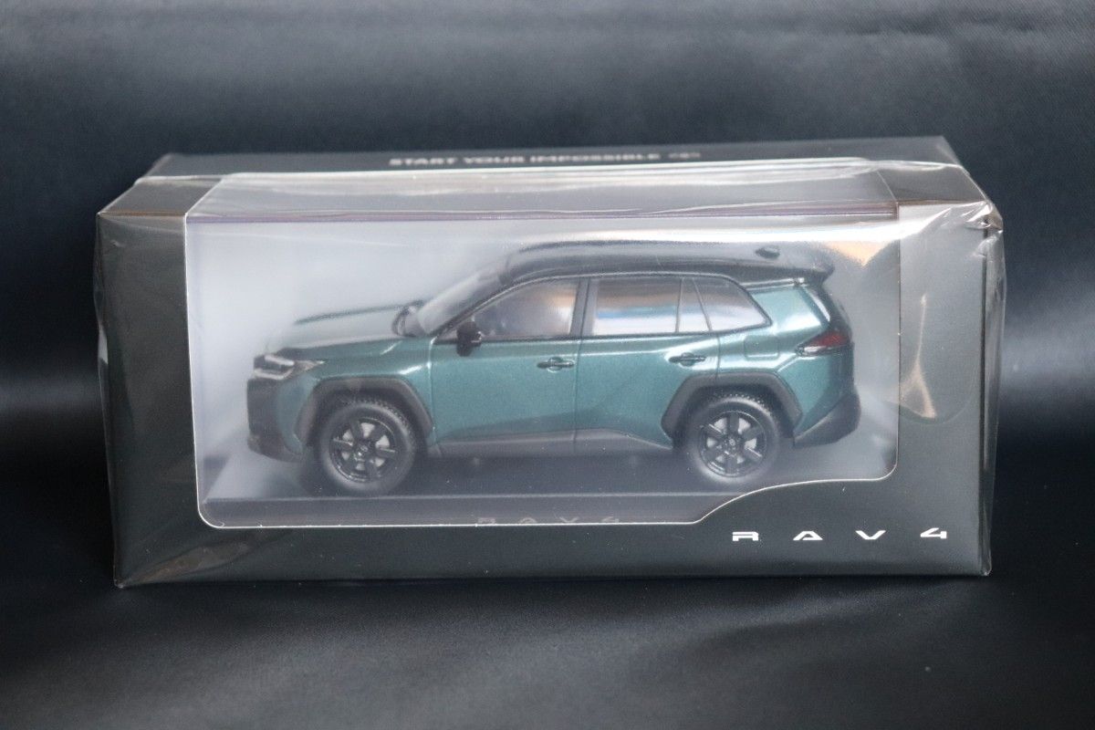新型 RAV4 ラブ4 Adventure 1/30 ミニカー カラーサンプル ブラック