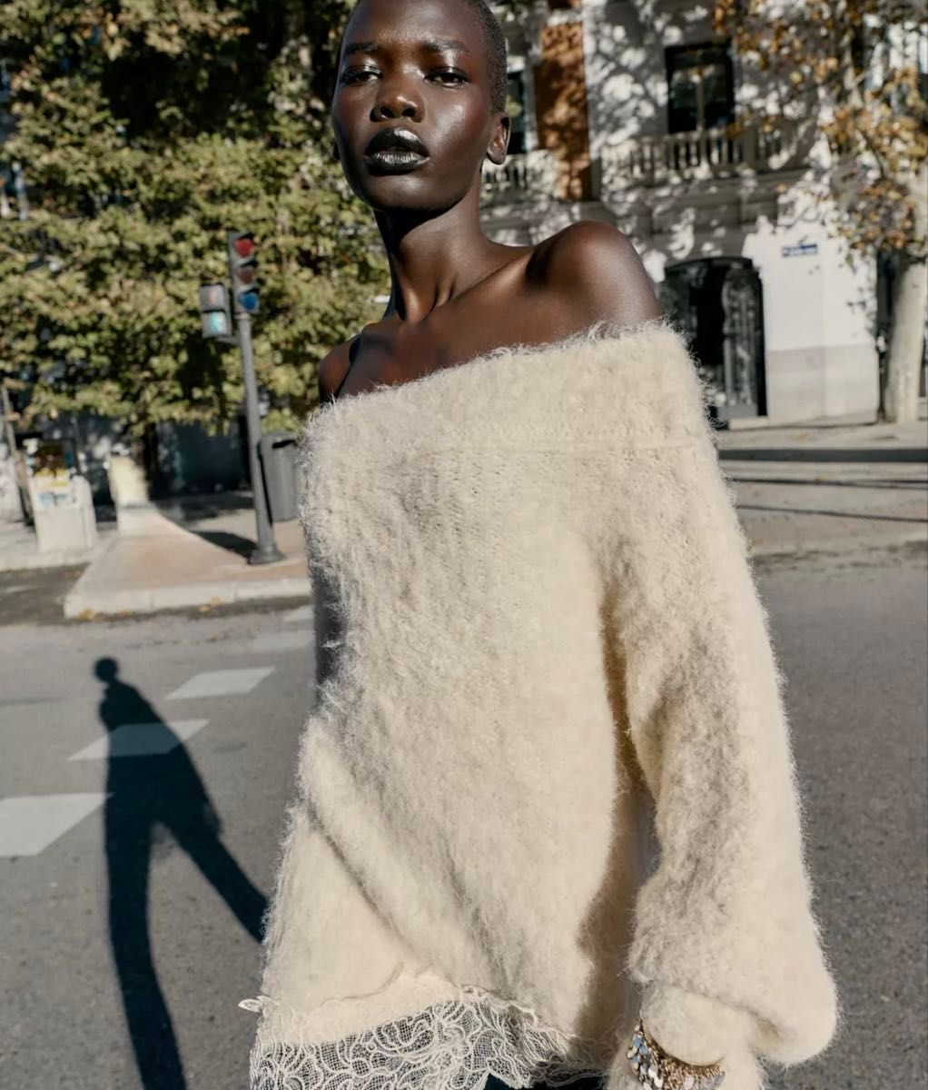 ZARA レースコンビニットセーター｜Yahoo!フリマ（旧PayPayフリマ）